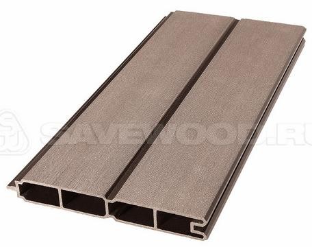 Заборный профиль из ДПК Savewood SW Agger матовый терракот купить в Калининграде