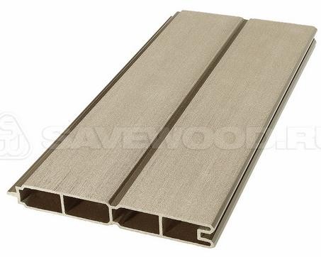 Заборный профиль из ДПК Savewood SW Agger матовый тик купить в Калининграде