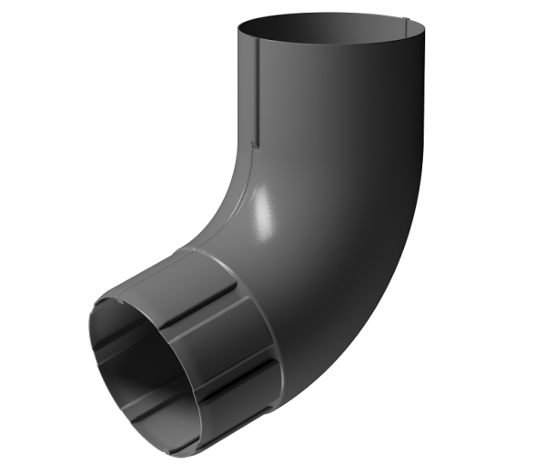 Колено 72° D90 Döcke STAL PREMIUM Графит, (RAL 7024) купить в Калининграде