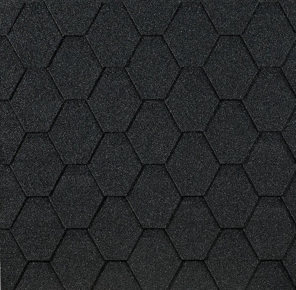 Гибкая черепица EURASIA Docke, Коллекция ШЕСТИГРАННИК Серый купить в Калининграде