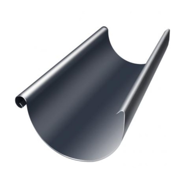 Водосток Grand Line 125x90 – Желоб 3м RAL 7024 купить в Калининграде