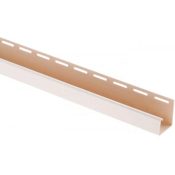 J-профиль Люкс Крашенный, T-15, ВН, Белый купить в Калининграде