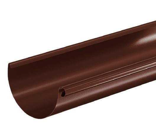 Водосток Aquasistem, система 125x90 - Водосточный желоб 3.00м RAL 8017 Коричневый купить в Калининграде