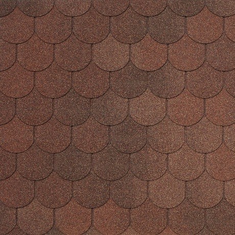 Гибкая черепица Tegola ASSISI terracotta 420 купить в Калининграде