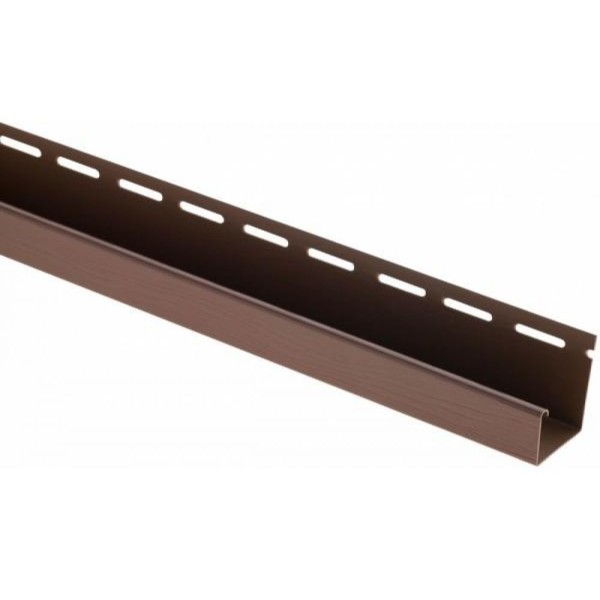 J-профиль Люкс Крашенный, T-15, ВН, Тёмный Орех купить в Калининграде
