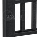 Комплект крышка/юбка для столба SEQUOIA BLACK купить в Калининграде