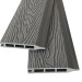 Заборная панель шип-паз EasyDecking Wood-Х 146х20 Серый купить в Калининграде