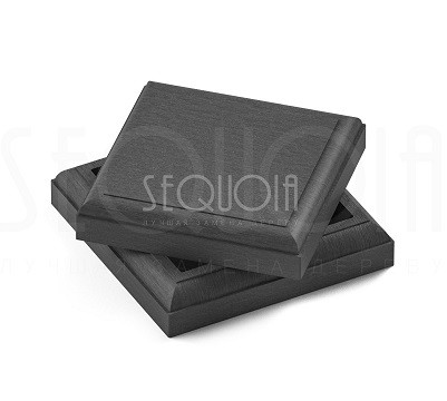 Комплект крышка/юбка для столба SEQUOIA GRAY купить в Калининграде