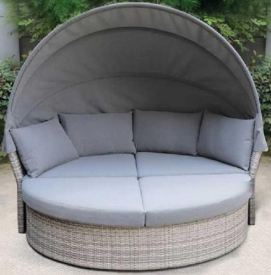 Диван-Трансформер AFINA плетеный из иск. ротанга AFM-325G Grey купить в Калининграде
