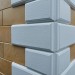 Угол Наружный к Фасадным Термопанелям Доломит Дагестанский Камень 400 мм Белый купить в Калининграде