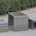 Диван-Трансформер AFINA плетеный из иск. ротанга S330G-W78 Grey купить в Калининграде
