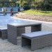 Диван-Трансформер AFINA плетеный из иск. ротанга S330G-W78 Grey купить в Калининграде