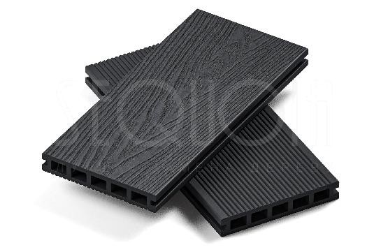 Доска террасная ДПК 3D SEQUOIA Evolution WOOD BLACK купить в Калининграде