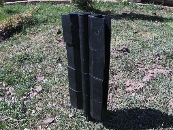 Угловой элемент поворотный, пластиковый от 60° до 300° для доски 300х30 мм из ДПК чёрный Holzhof купить в Калининграде