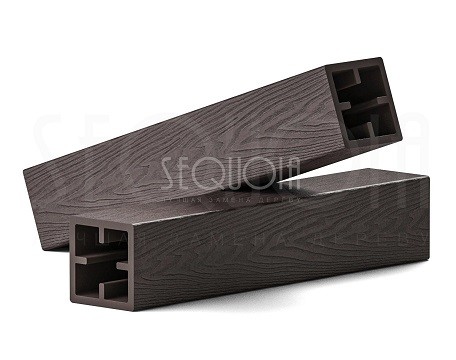 Столб SEQUOIA Evolution 3D WOOD BROWN купить в Калининграде