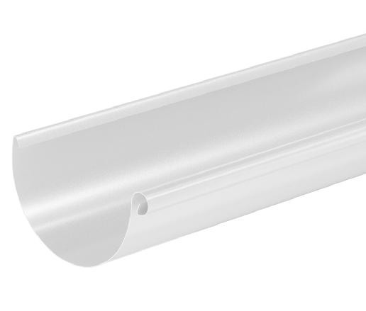 Водосток Aquasistem, система 125x90 - Водосточный желоб 3.00м RAL 9003 Белый купить в Калининграде