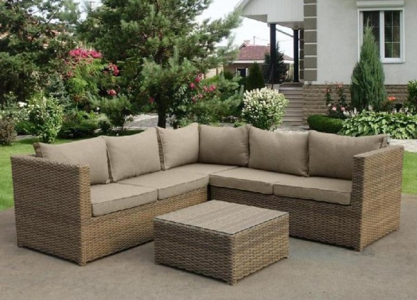 Комплект мебели AFINA плетеной из иск. ротанга YR825B Beige купить в Калининграде