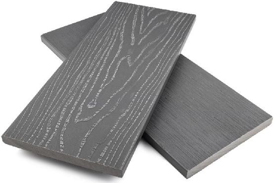 Заборная доска ДПК полнотелая NanoWood Серый купить в Калининграде