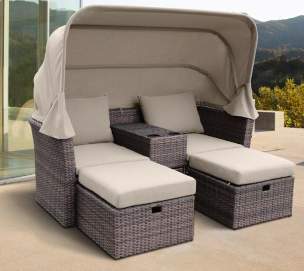 Комплект мебели AFINA плетеной из иск. ротанга AFM-330B Brown купить в Калининграде