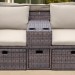 Комплект мебели AFINA плетеной из иск. ротанга AFM-330B Brown купить в Калининграде