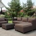 Комплект мебели AFINA плетеной из иск. ротанга YR821A Brown/Beige купить в Калининграде