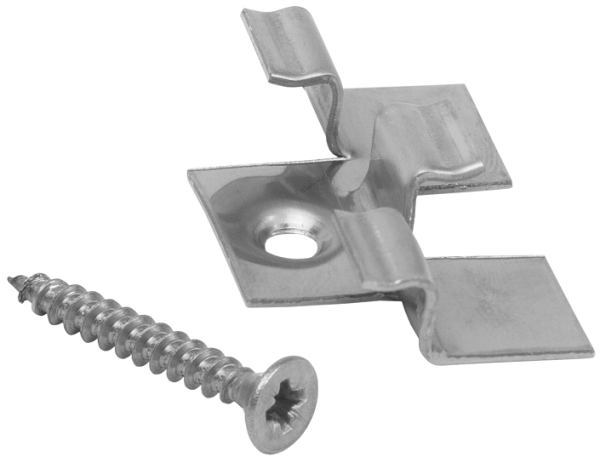 Клипса с саморезом,Grinder бесшовный монтаж 2 mm купить в Калининграде