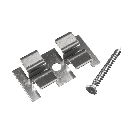 Клипса с саморезом, Grinder шовный монтаж 5 mm купить в Калининграде