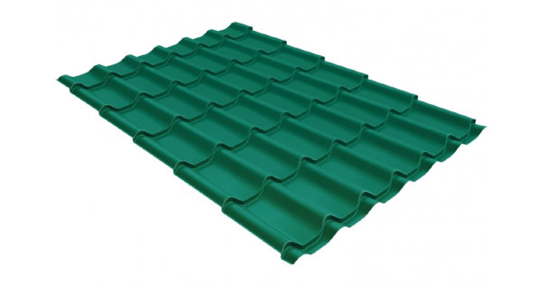 Металлочерепица классик 0,5 Satin RAL 5021 купить в Калининграде