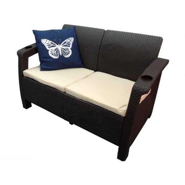 Двухместный диван Yalta Sofa Seаt венге купить в Калининграде