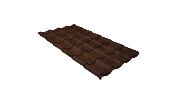 Металлочерепица камея 0,45 Safari Twincolor Brown купить в Калининграде