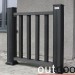 Ограждение из ДПК Outdoor Классик 3D STORM чёрный купить в Калининграде