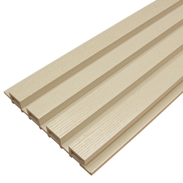 Фасадная доска из ДПК Faynag Wood Рейка Слоновая кость купить в Калининграде