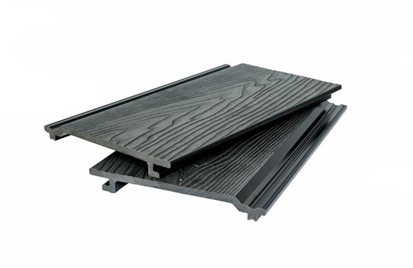 Фасадная доска 3D WOOD BRUSHING, чёрный купить в Калининграде