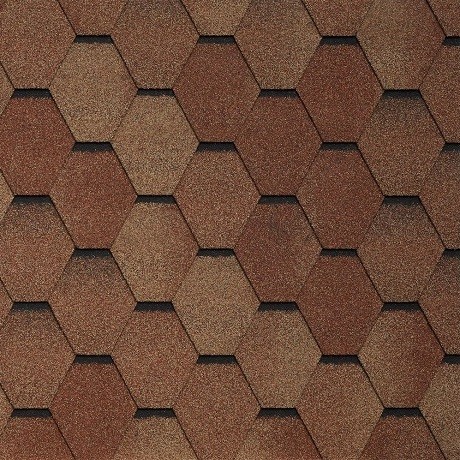 Гибкая черепица Tegola VENETO terracotta 206 купить в Калининграде