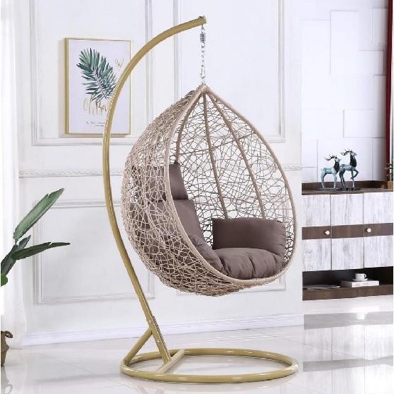 Кресло Подвесное из искусственного ротанга AFM-169A-LB Beige купить в Калининграде