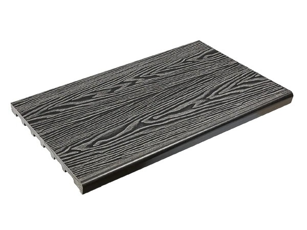 Ступень полнотелая из ДПК Deckart Step 3D Графит купить в Калининграде