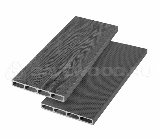 Грядочная доска ДПК 3D Savewood SW Rubus (R) графит купить в Калининграде