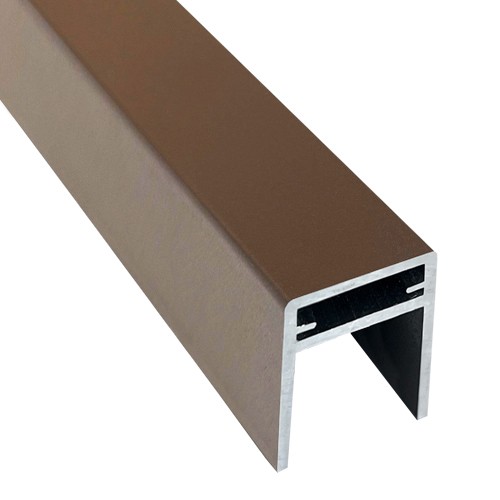П-профиль Алюминиевый EasyDecking 35x25 Венге купить в Калининграде