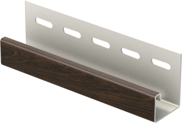 J-планка к Софиту PRO Тёмный орех купить в Калининграде