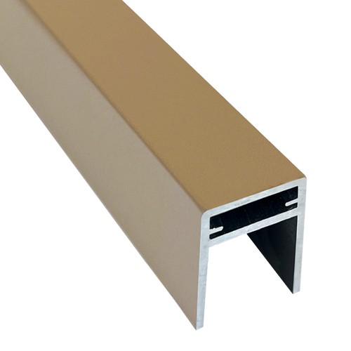 П-профиль Алюминиевый EasyDecking 35x25 Дуб купить в Калининграде