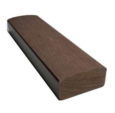 Лавочный брус Ecodecking Некст полнотелый брашированный 70х35 шоколад купить в Калининграде