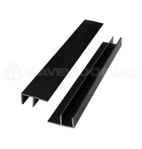 F-профиль ДПК Savewood – Чёрный купить в Калининграде
