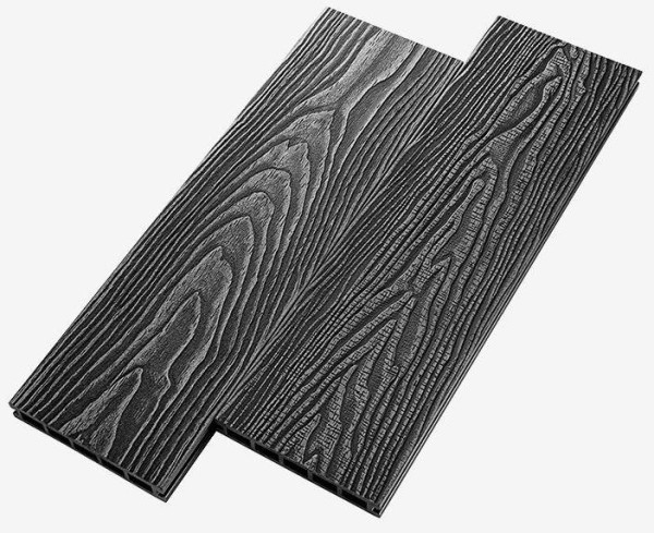 Террасная доска из ДПК RusDecking Unodeck Vintage - Графит купить в Калининграде