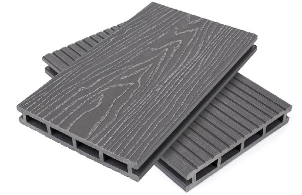 Террасная доская ДПК NanoWood Nature 3D пустотелая Серый купить в Калининграде