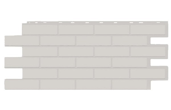 Фасадная панель T-Siding Кирпич Модерн Эко Уайт купить в Калининграде