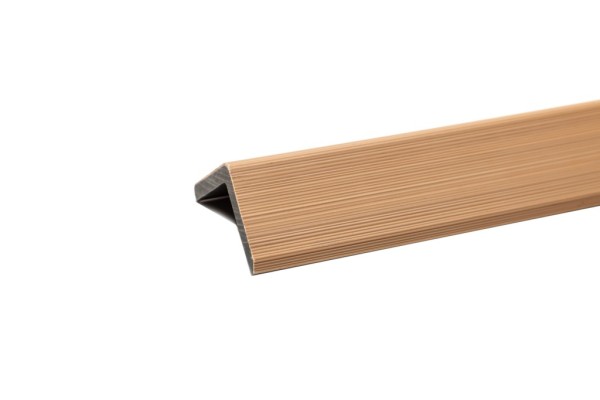 Уголок торцевой Ecodecking Скай коэкструзия 45х45х3000 Бук купить в Калининграде