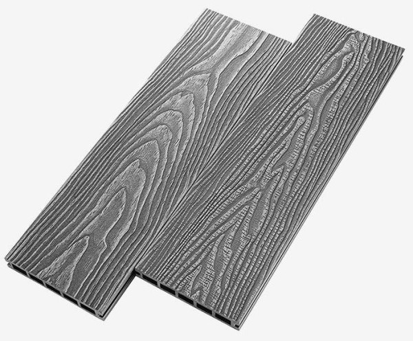 Террасная доска из ДПК RusDecking Unodeck Vintage - Серый купить в Калининграде