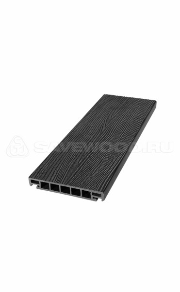 Террасная доска из ДПК SW Salix (S) (R) черный купить в Калининграде